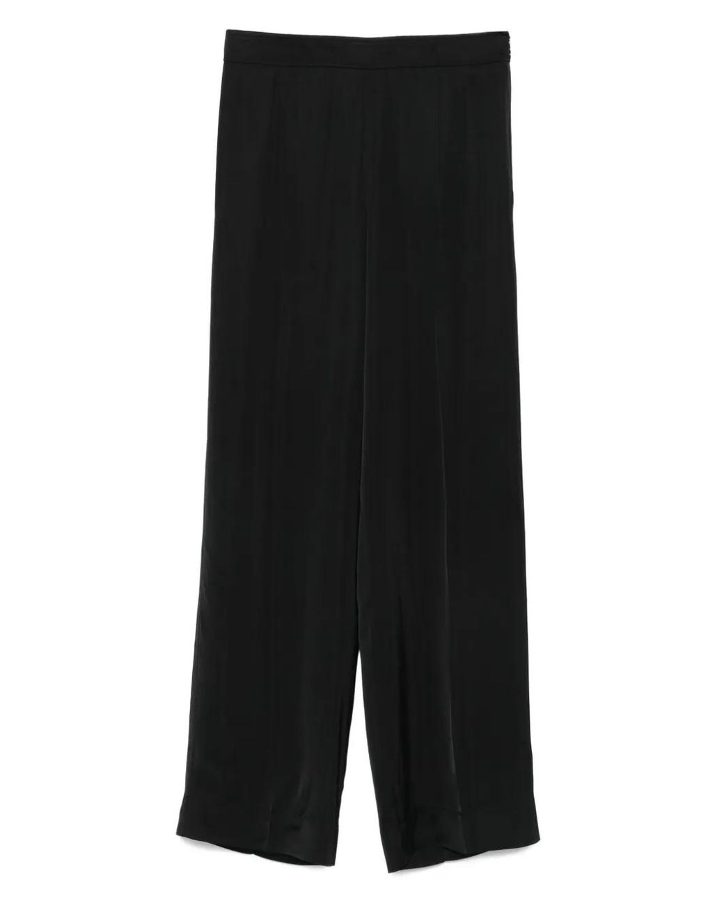 Jil Sander Black Pressed-Crease Trousers