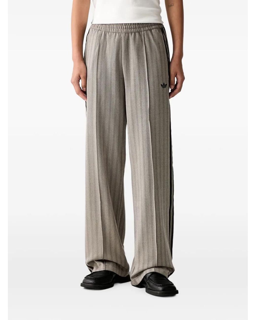 Adidas Gray Track Pants Og Tweed