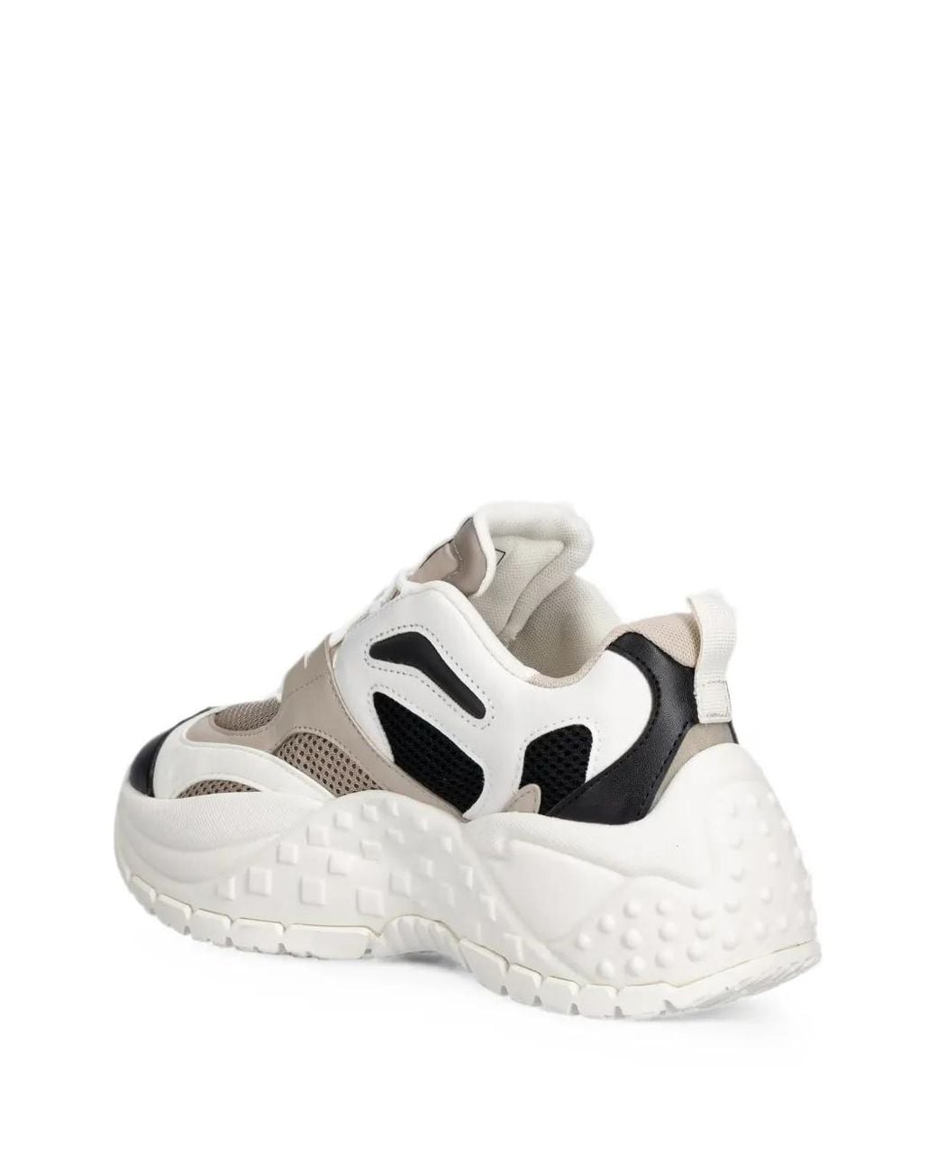 ARMANI EXCHANGE White Logo-Detail Panelled Sneakers