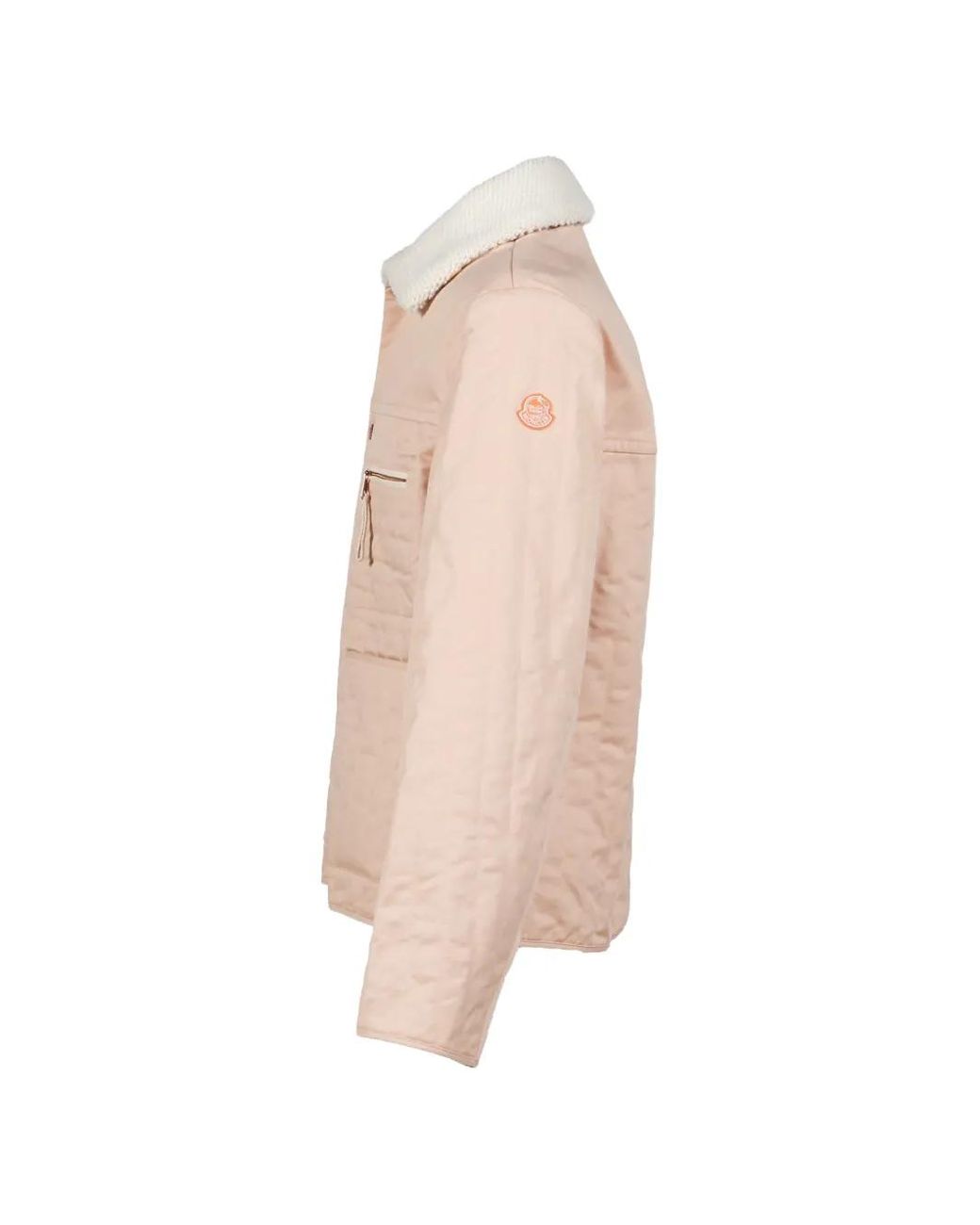 Moncler Natural X Gilga Farm By Donald Glover Kishus Padded Shirt Jacket for men