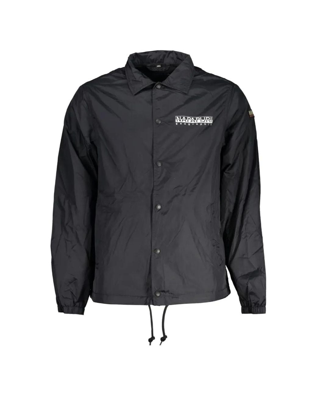 Napapijri Black Veste Canar À Logo Imprimé for men