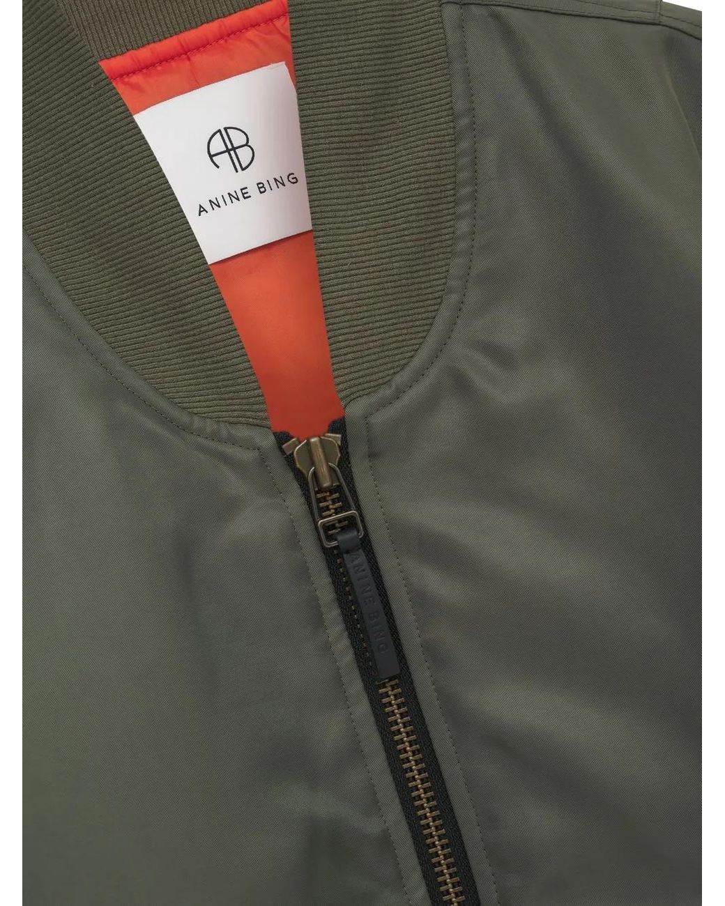 Anine Bing Green Leon Bomber