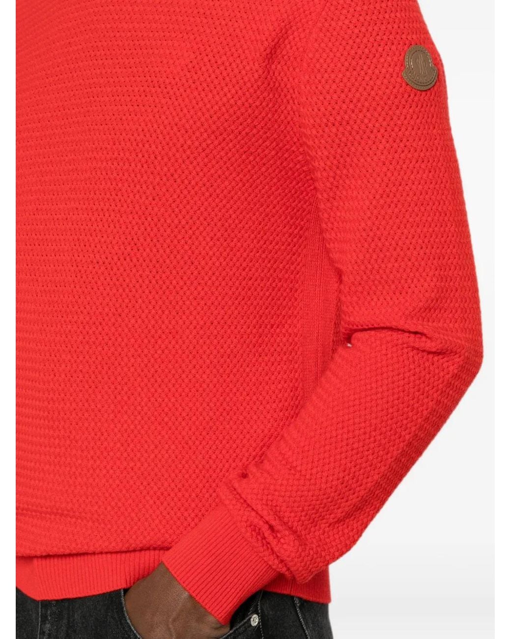 Moncler Textured Cashmere & Wool Sweater for men