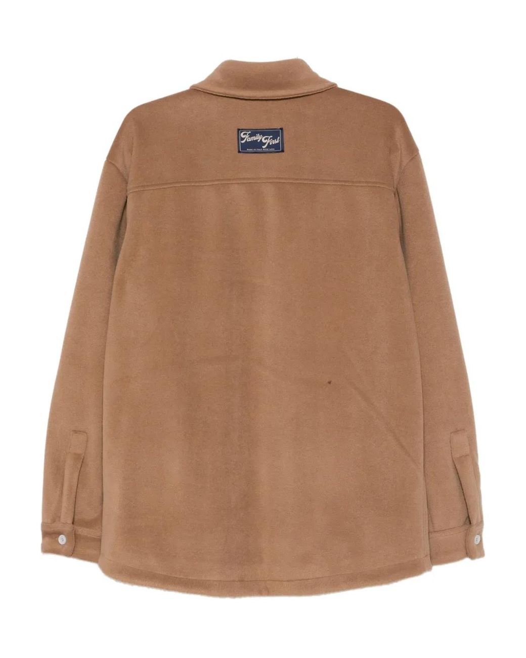 FAMILY FIRST Brown Button-Fastening Jacket for men