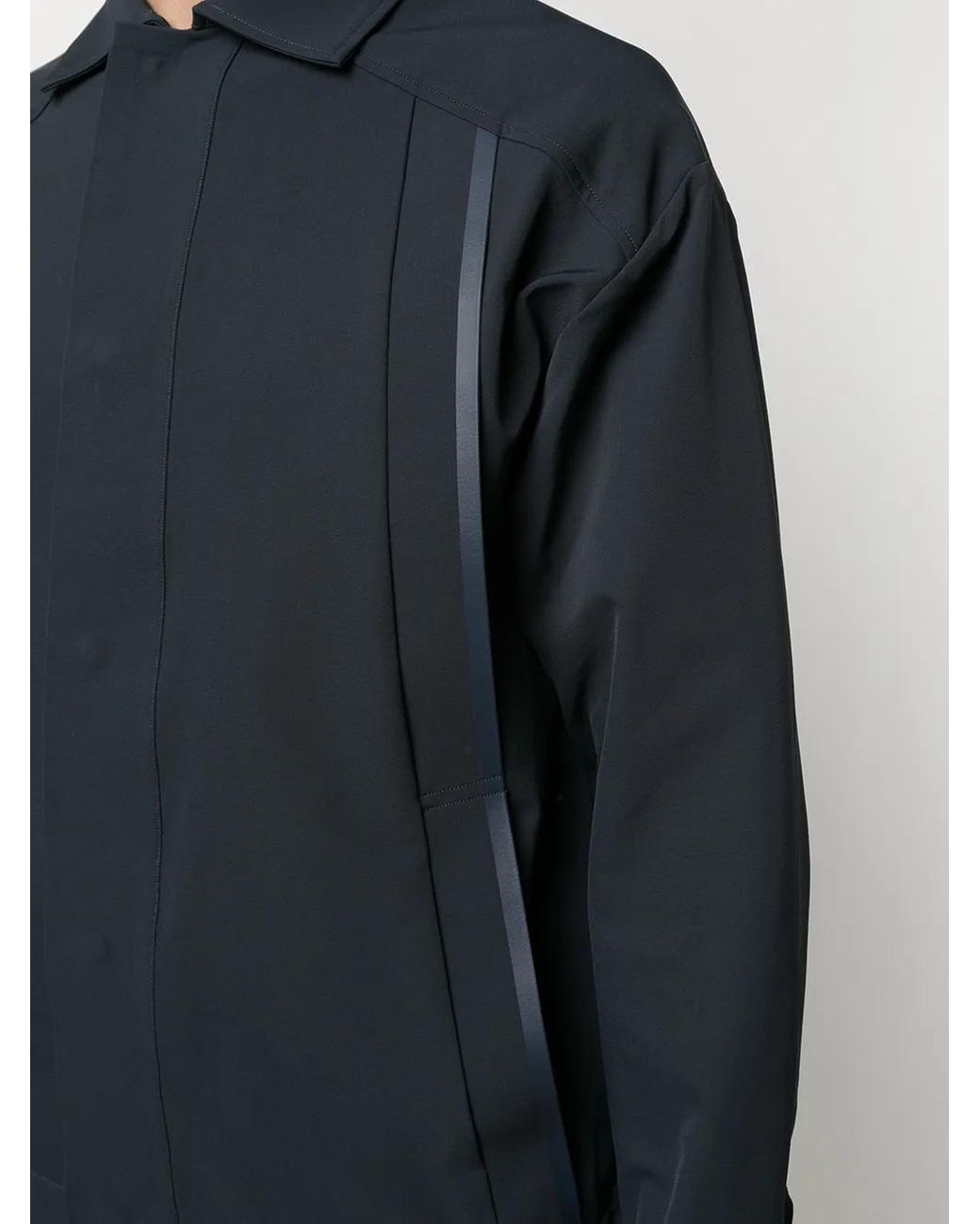3.1 Phillip Lim Blue The Coach Shirt Jacket for men