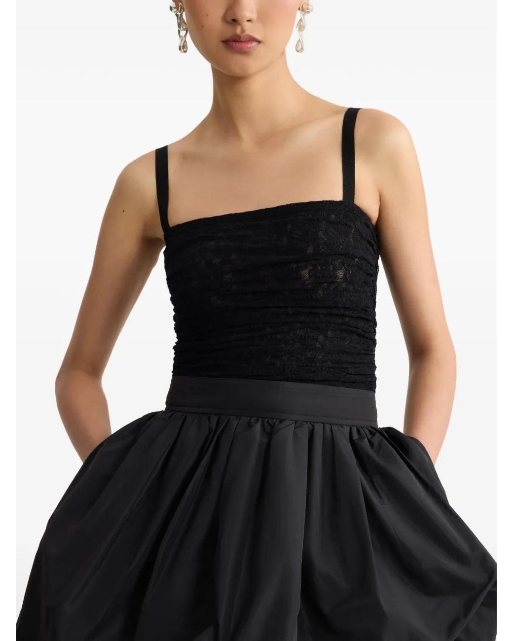 Patou Black Lace T-Shirt