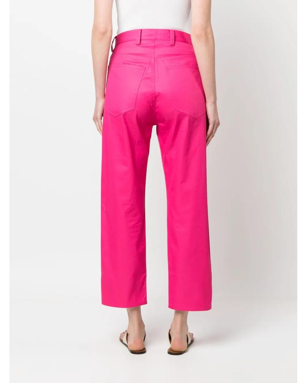 Sofie D'Hoore Cropped Broek in het Pink