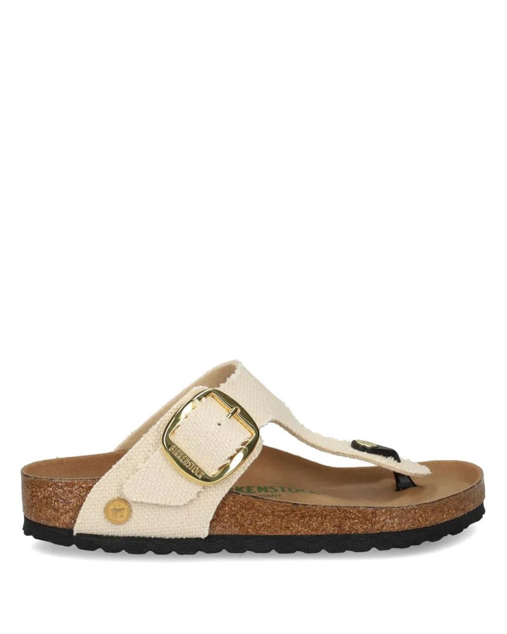 Birkenstock Brown Gizeh Buckled Flip Flops