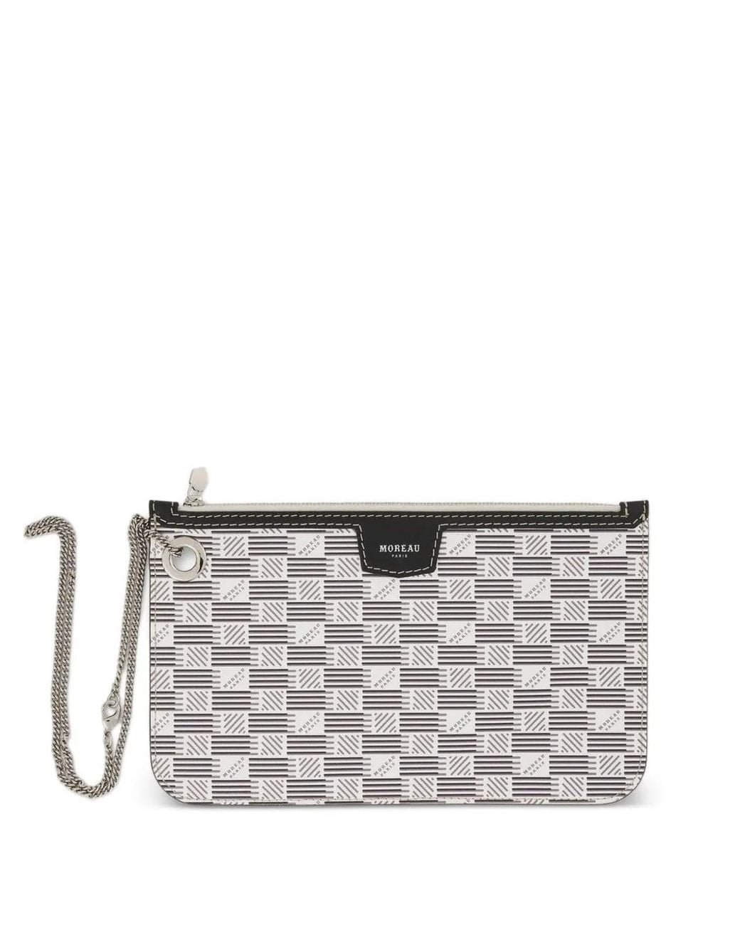 Moreau Gray Saint Marina Monogram-Pattern Pouch
