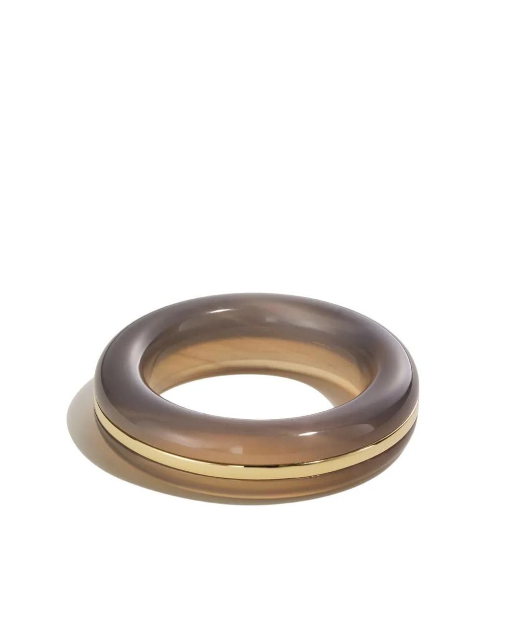 BY PARIAH White 14Ct Agate Ring