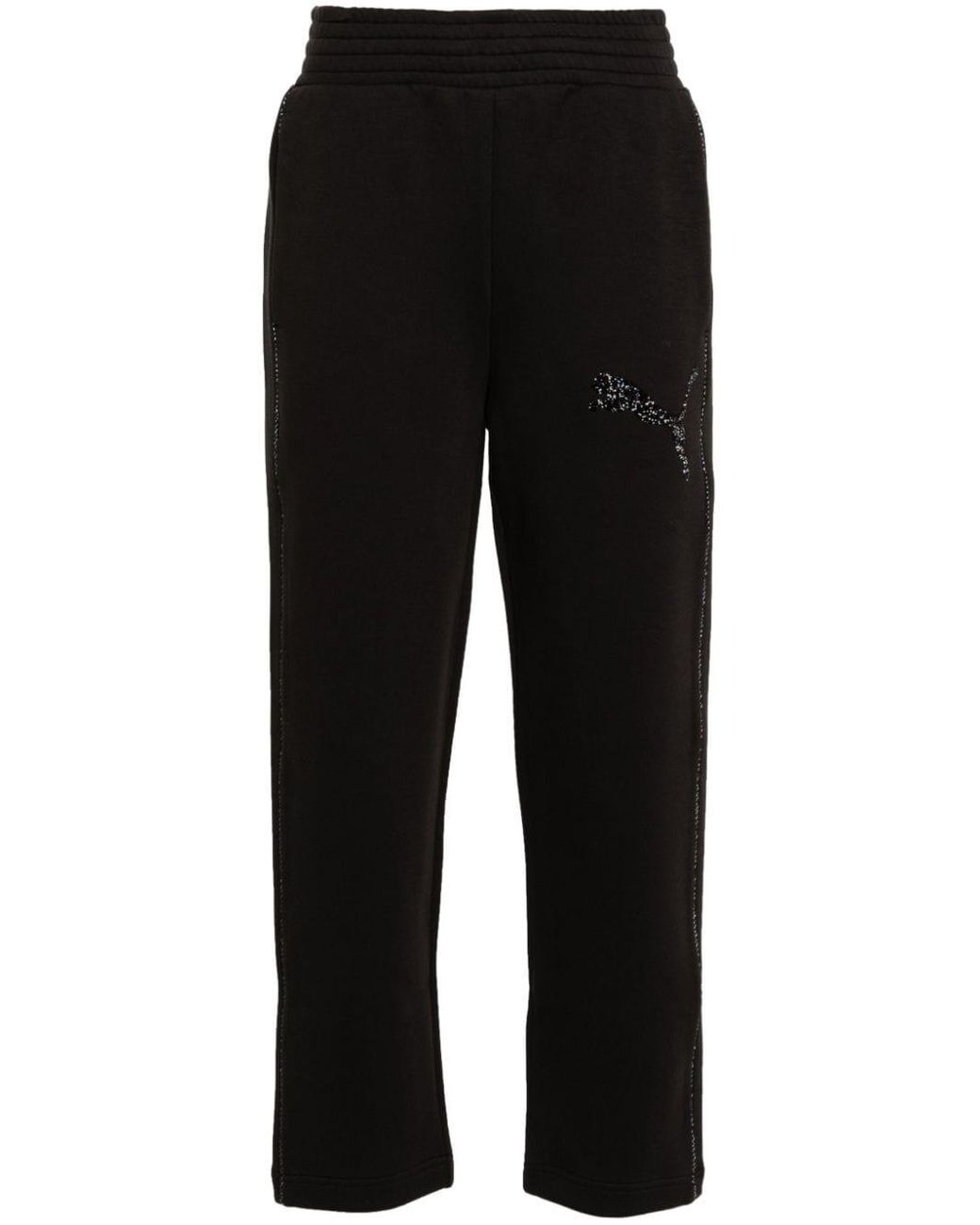 Puma Women's Regular Fit Cotton Pants (67359601_Black_L) : Amazon.in:  Clothing & Accessories