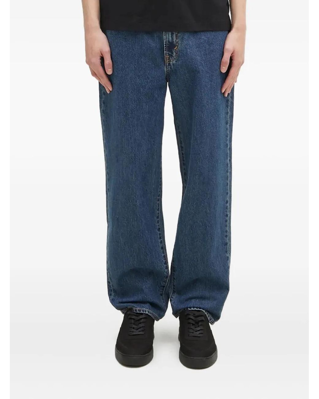 Thisisneverthat Blue Five-Pockets Jeans for men