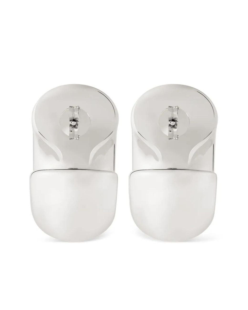 Boucles D'Oreilles Infinity Courreges en coloris White