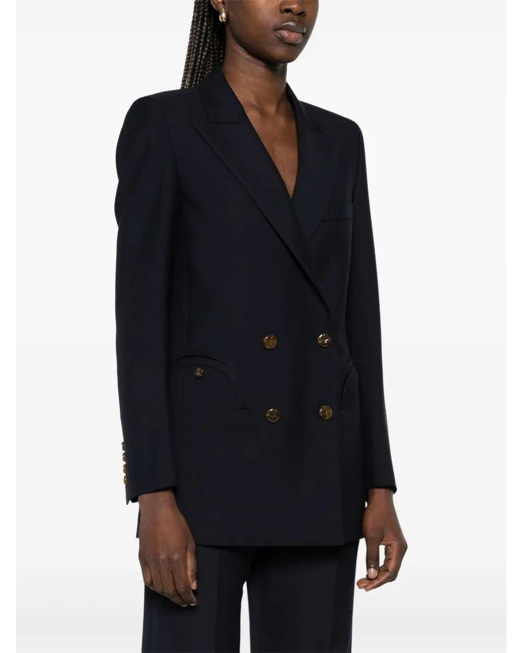 Blazé Milano Blue First Class Everyday Double-Breasted Blazer