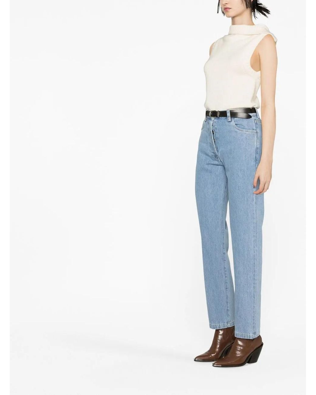 Giuliva Heritage Blue Thedan High-Rise Straight Jeans