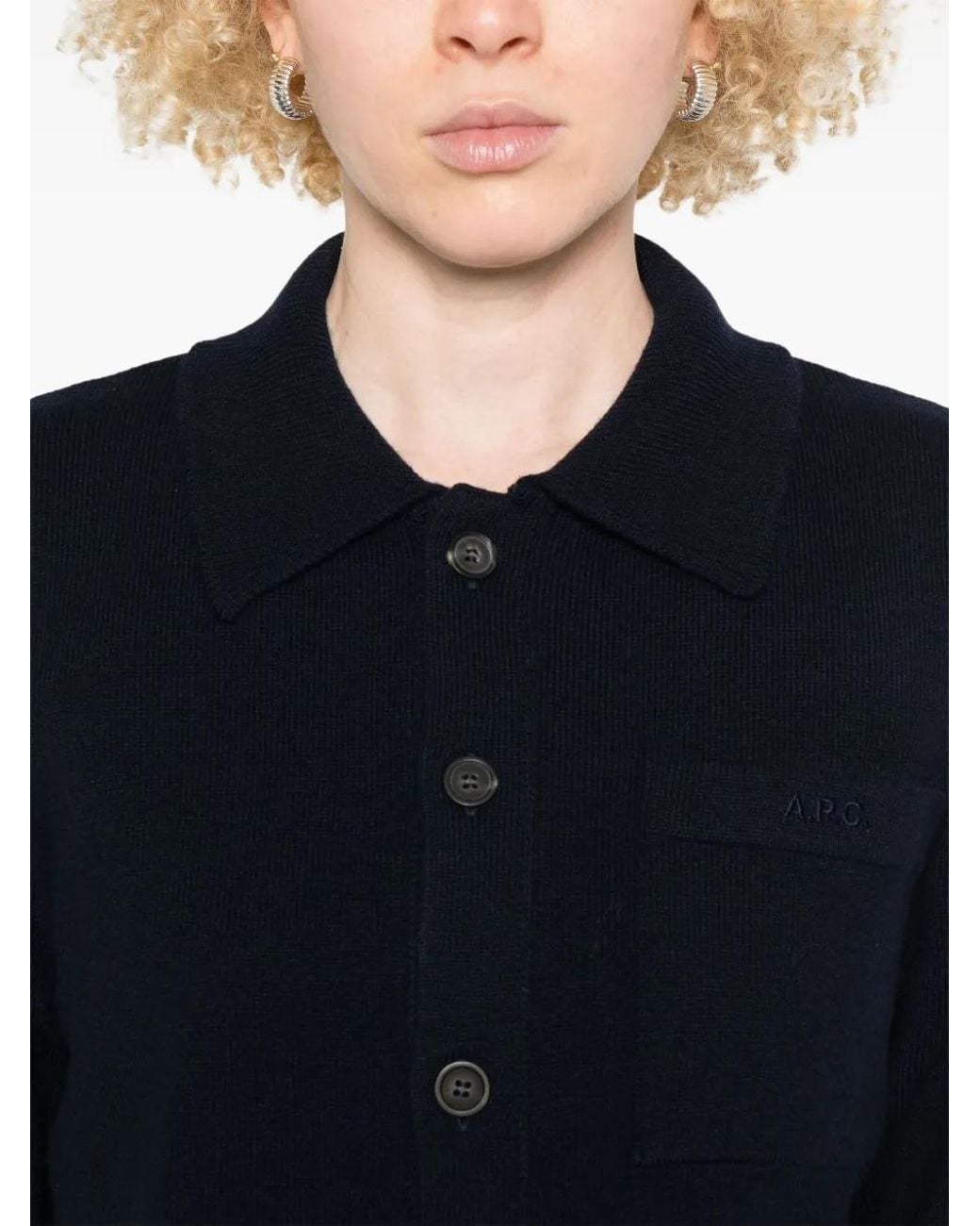 Chaqueta Con Botones A.P.C. de color Blue
