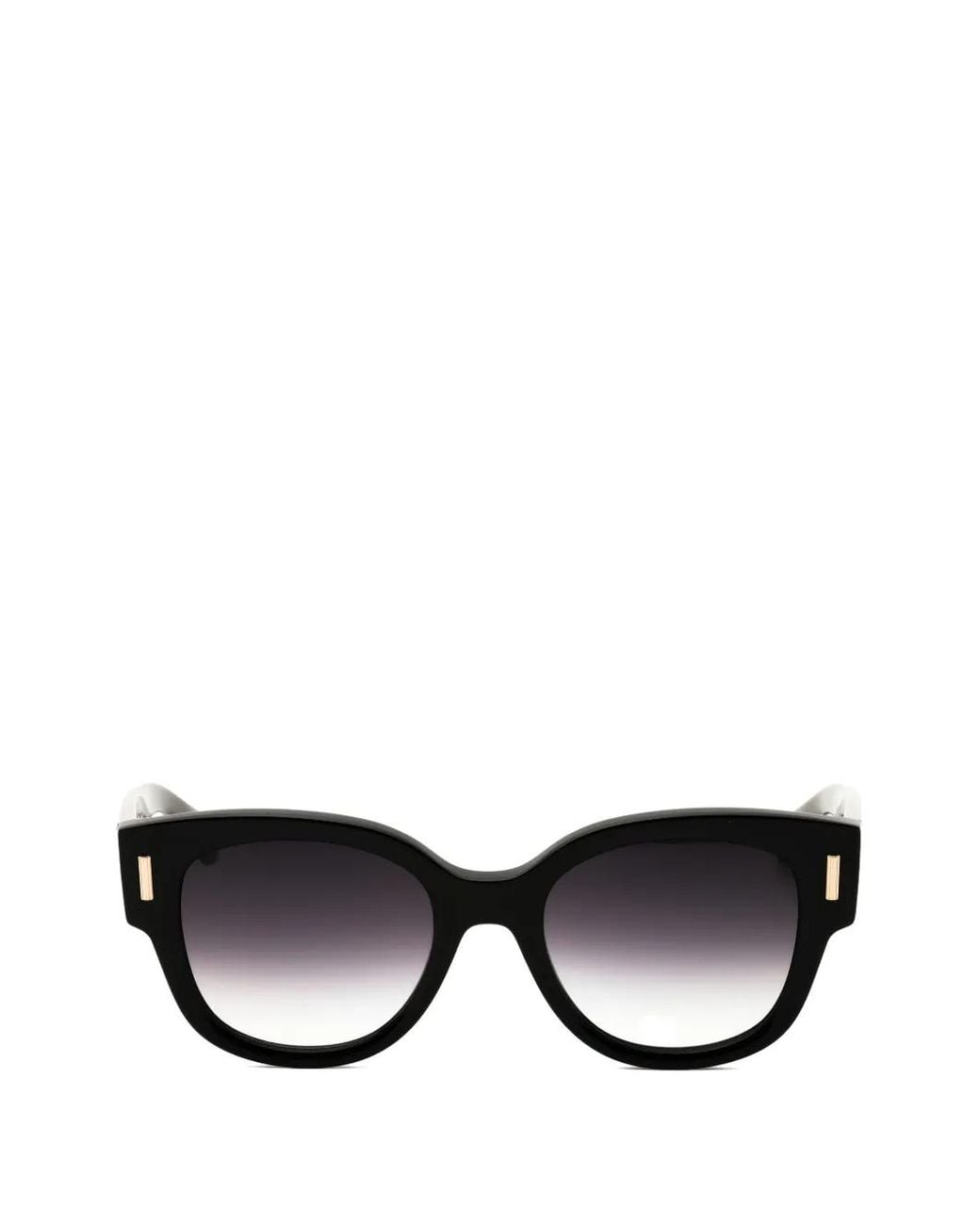 Ferragamo Black Cat-Eye Frame Sunglasses