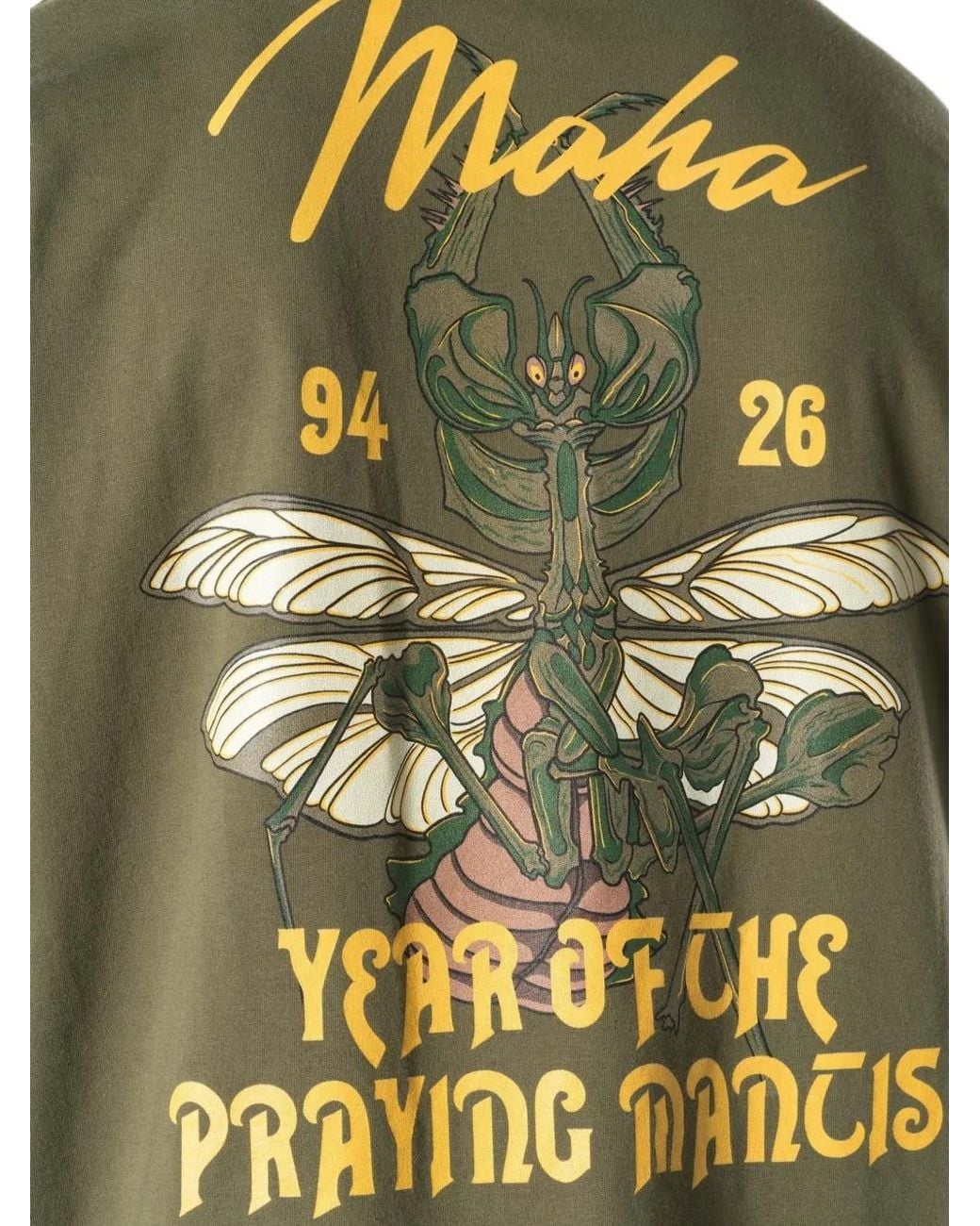 Maharishi Green Graphic-Print T-Shirt for men