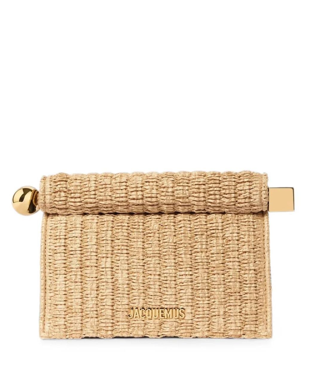 Jacquemus Natural Rond Carré Clutch