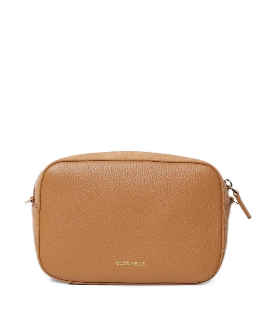 Coccinelle Brown Tebe Quilted Mini Bag
