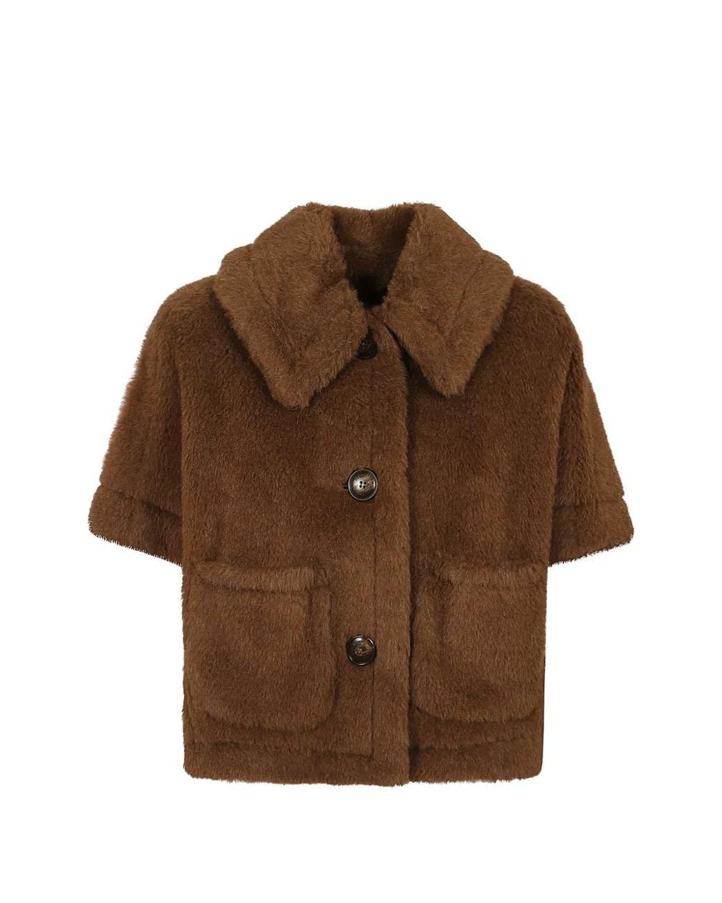 Chaqueta Con Botones Max Mara de color Brown
