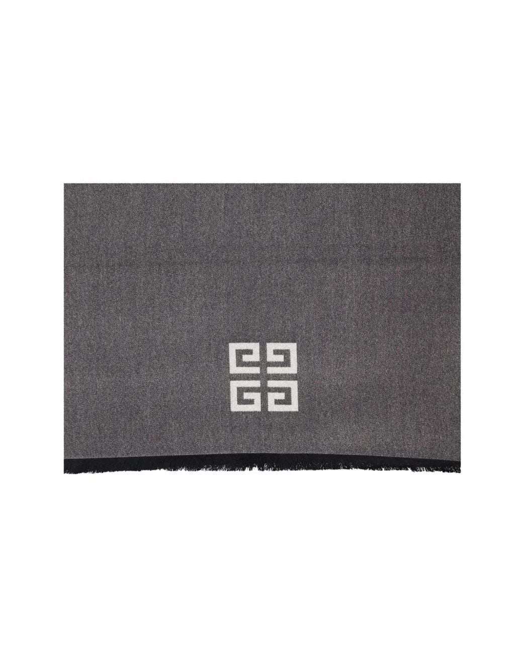 Givenchy Black Logo Scarf