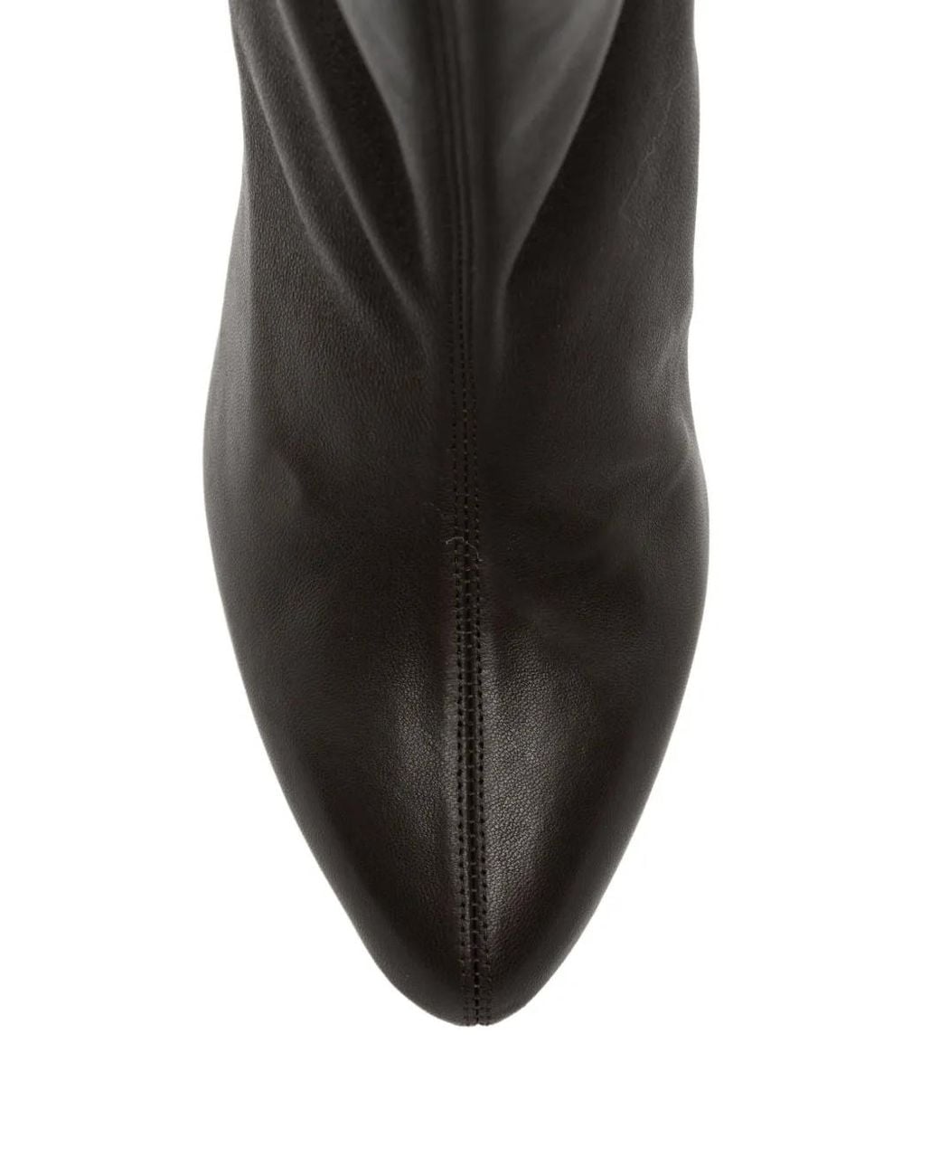 Victoria Beckham Black Harlow Stretch Leather Boots