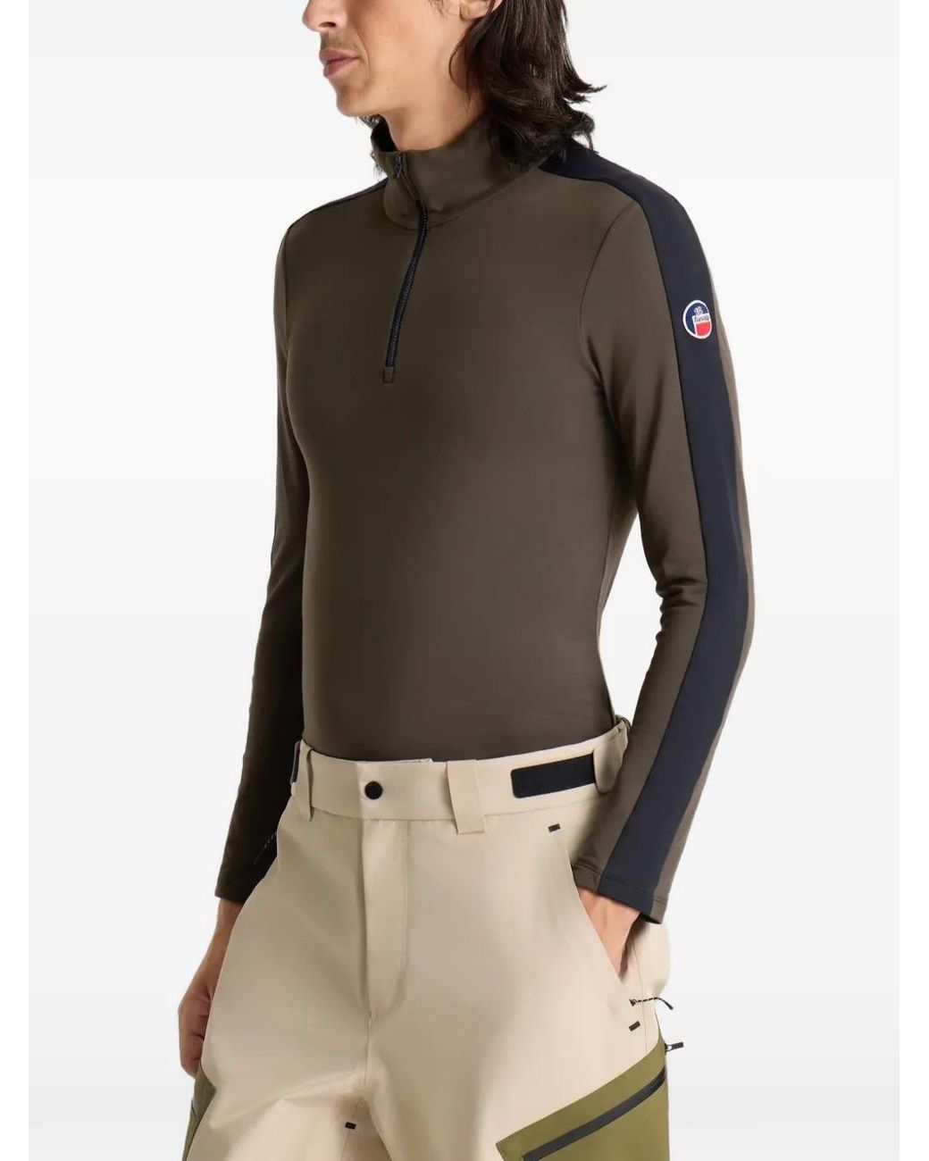Fusalp Green Alpille Zip-Up Sweater for men