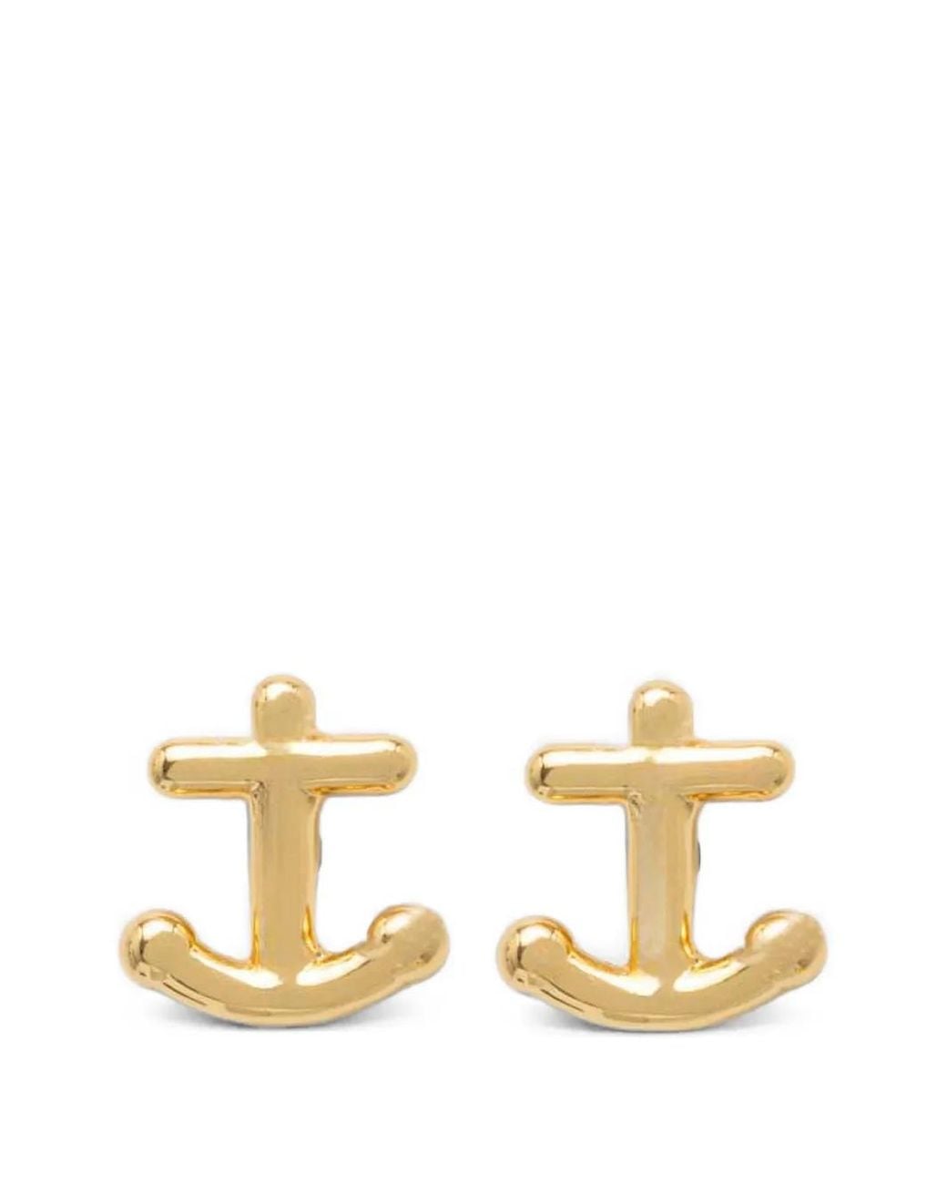 Kate Spade Metallic Away We Go Anchor-Motif Stud Earrings