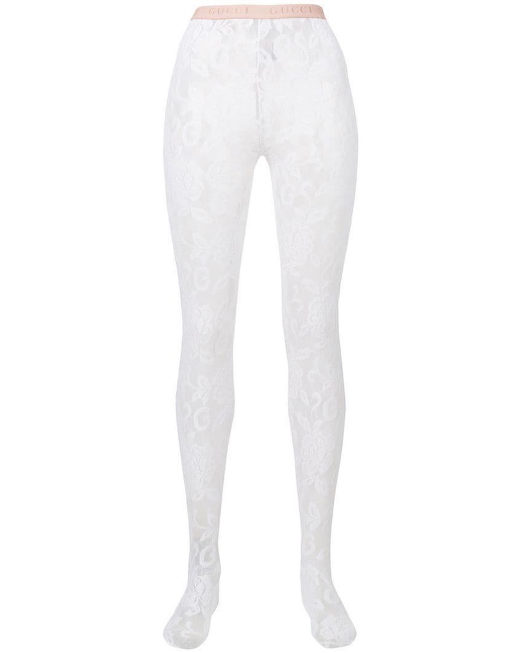 Sheer Floral Lace Tights 20 | Oroblù