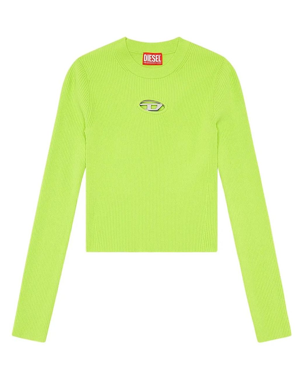DIESEL Green M-Valary Logo-Plaque Top