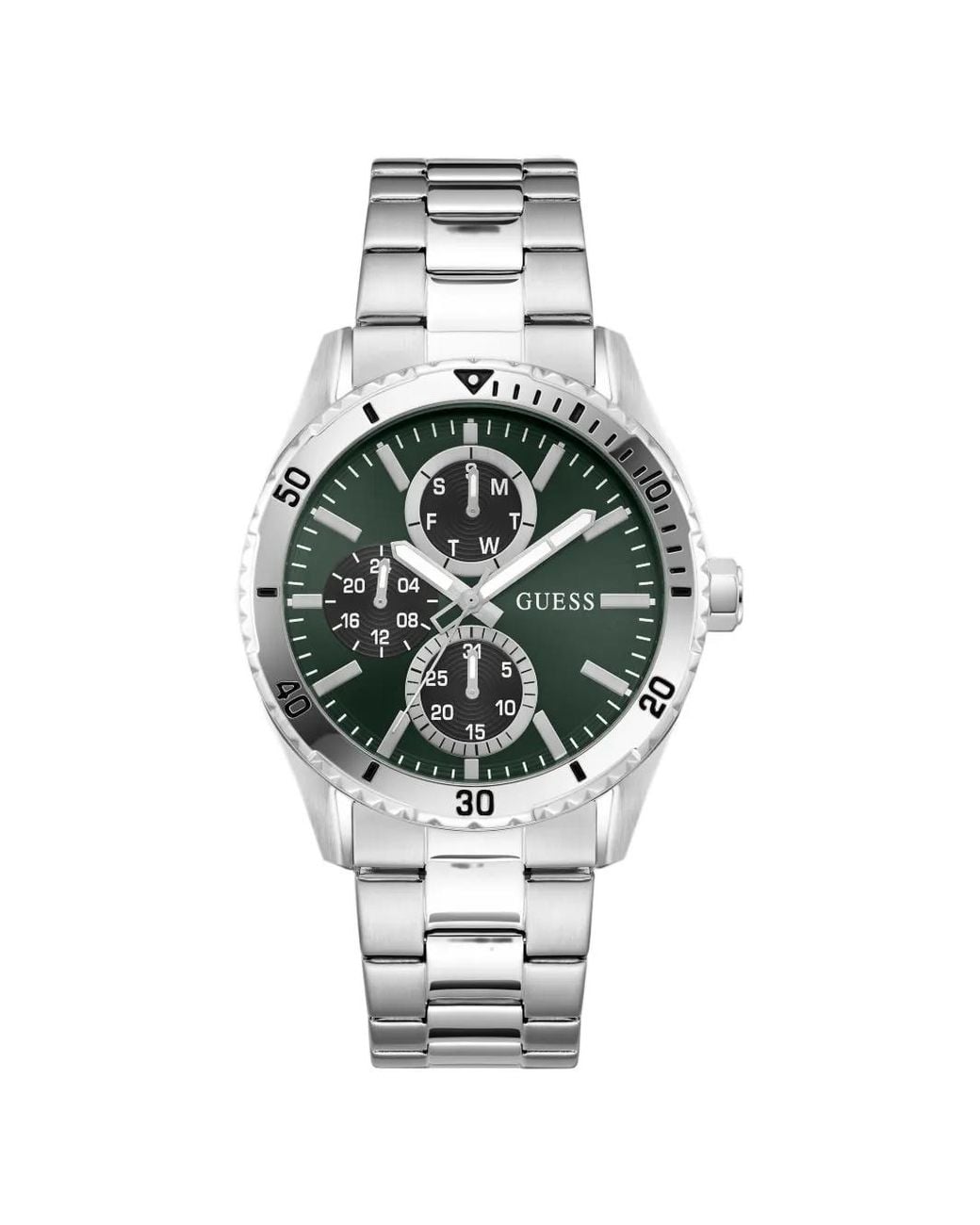 Guess Gray Tone Analog Watch 43Mm for men