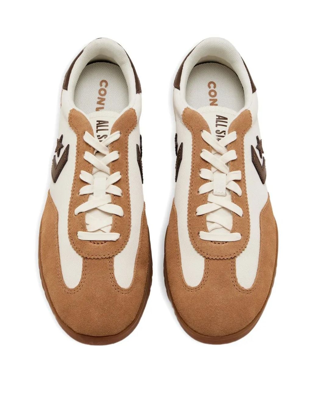 Converse Brown Run Star Leather Sneakers