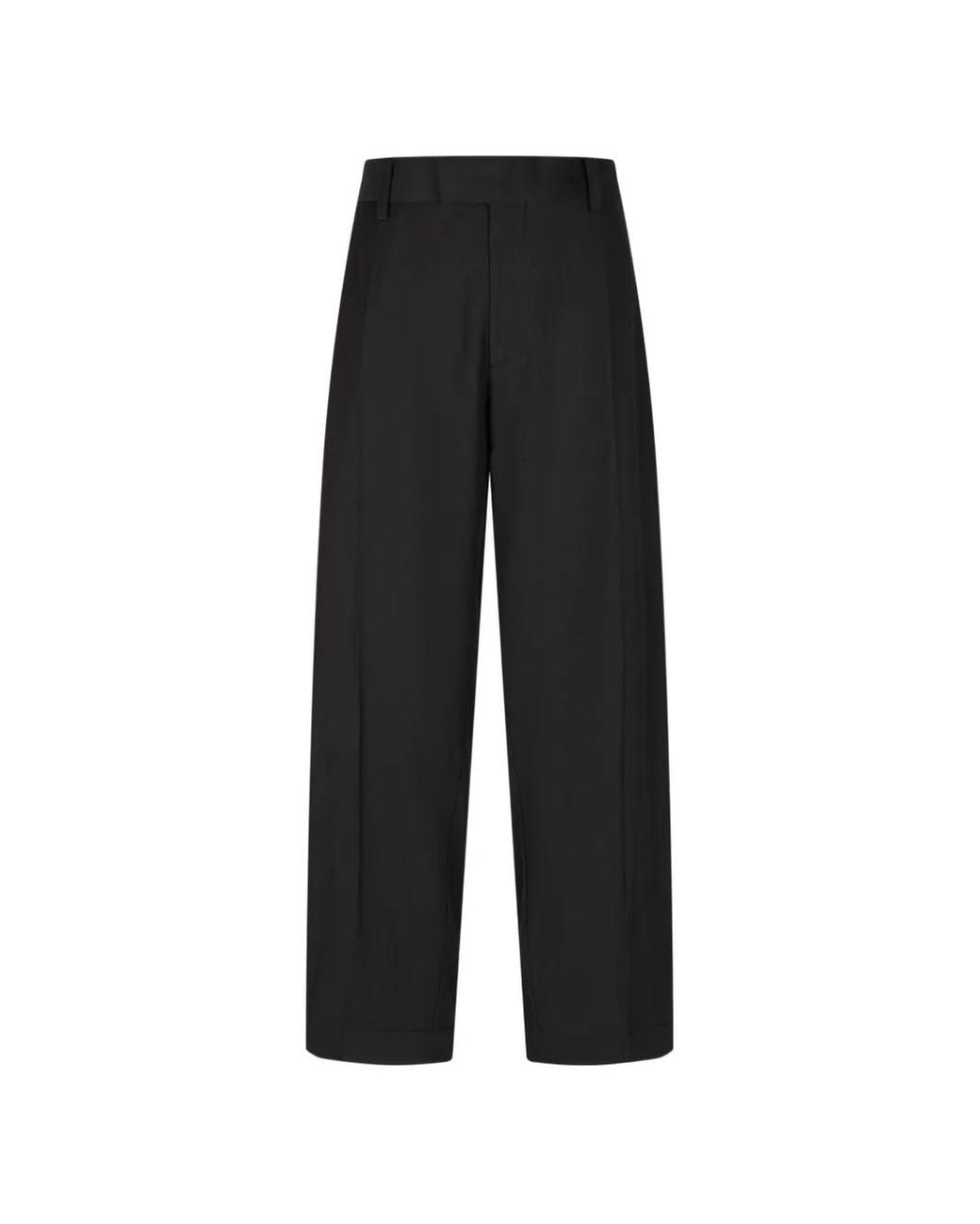 CROQUIS Black Pantalon Fuselé À Coupe Droite for men