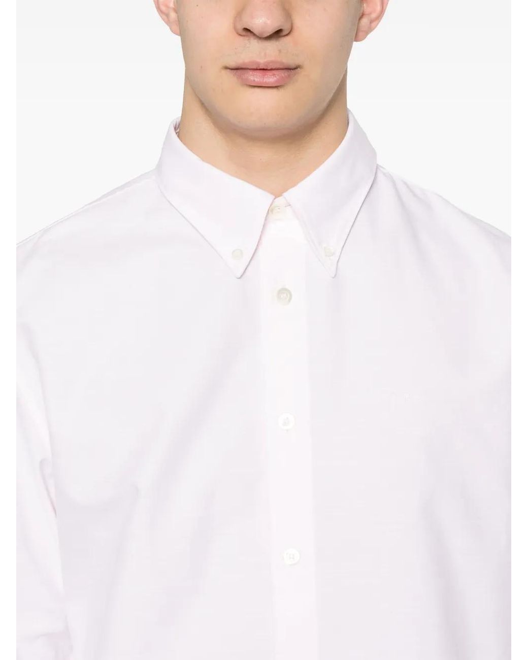 A.P.C. White Greg Shirt for men