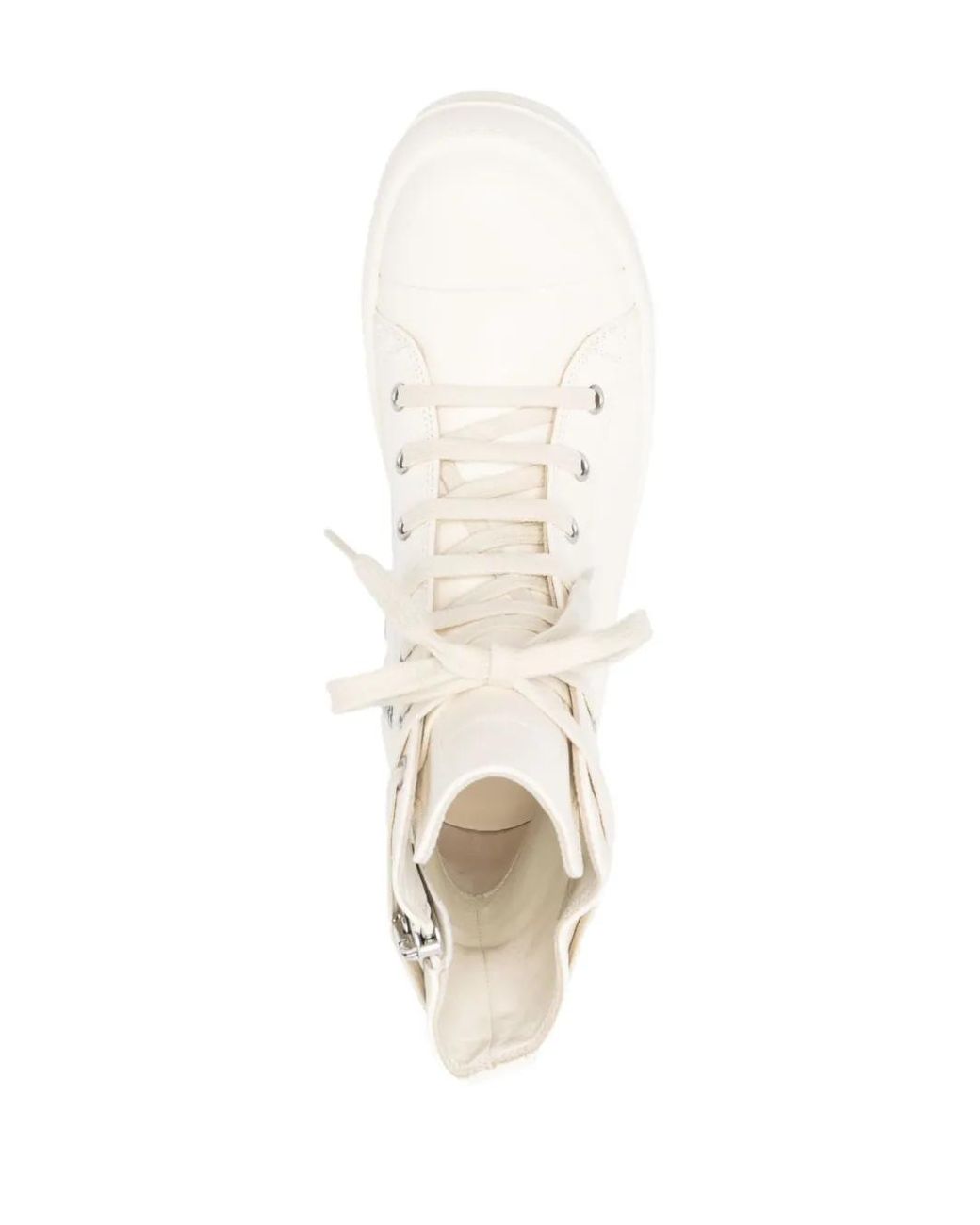 Rick Owens Natural Edfu Leather Boots