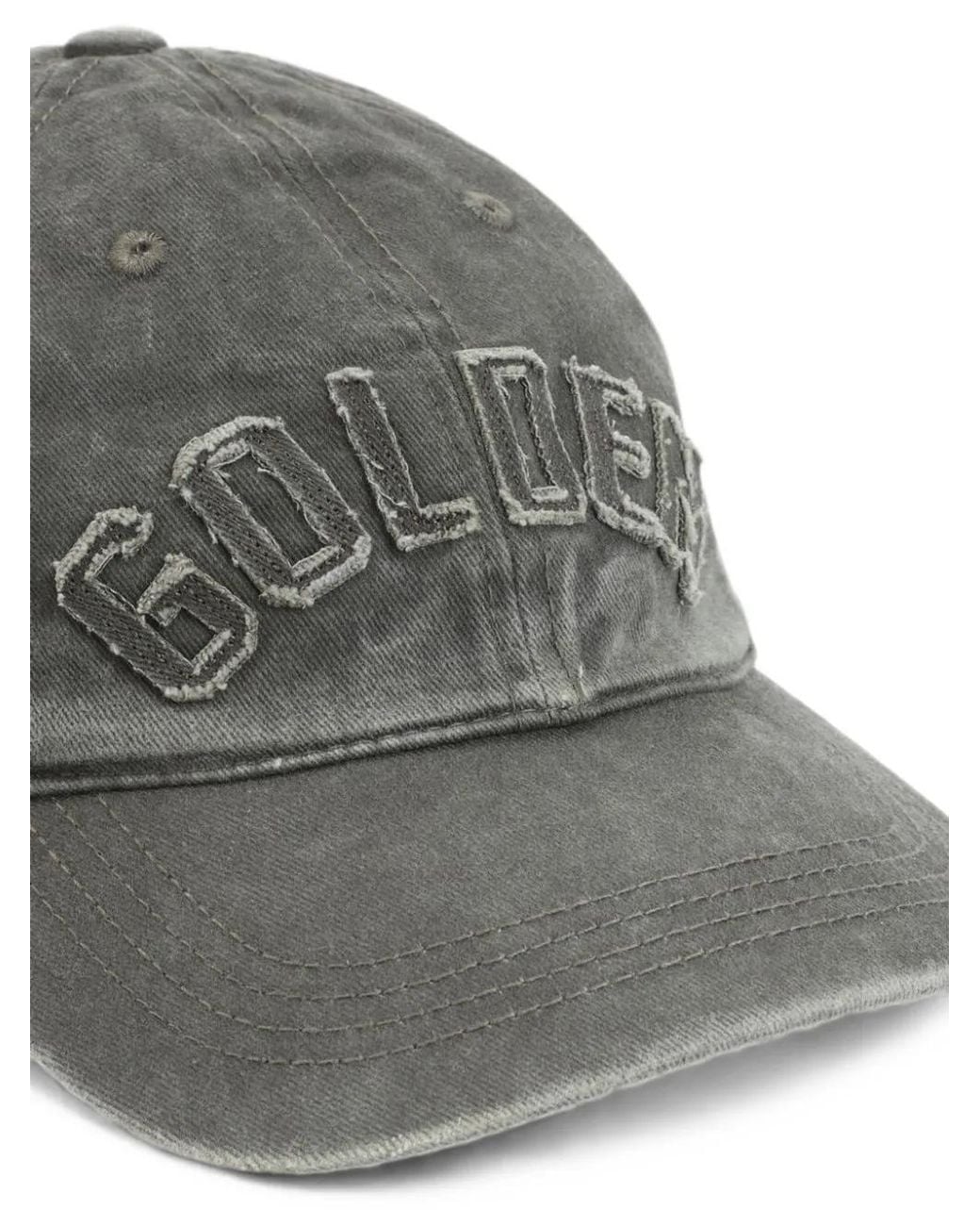 Golden Goose Deluxe Brand Gray Logo-Appliqué Baseball Cap