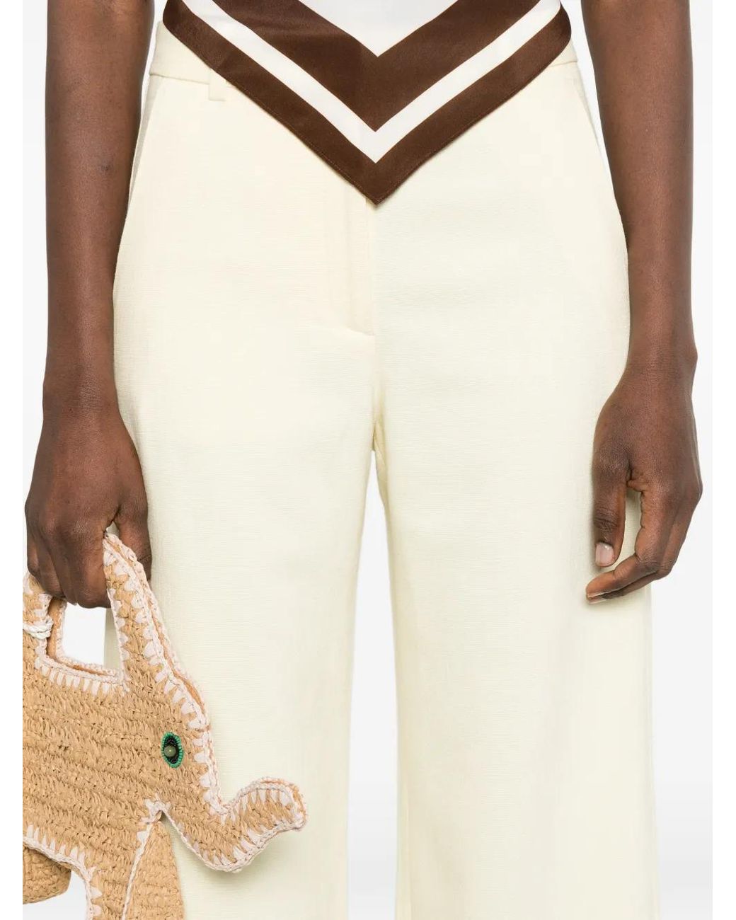 Maje White Suit Trousers