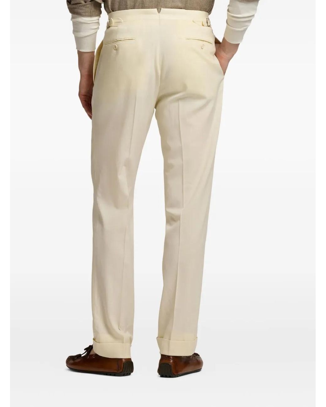 Ralph Lauren Natural Wool Trousers for men