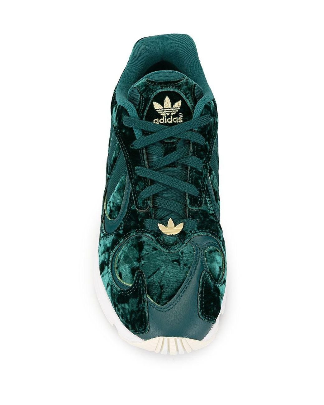 adidas Yung-1 Velvet Low-top Sneakers in Green for Men | Lyst