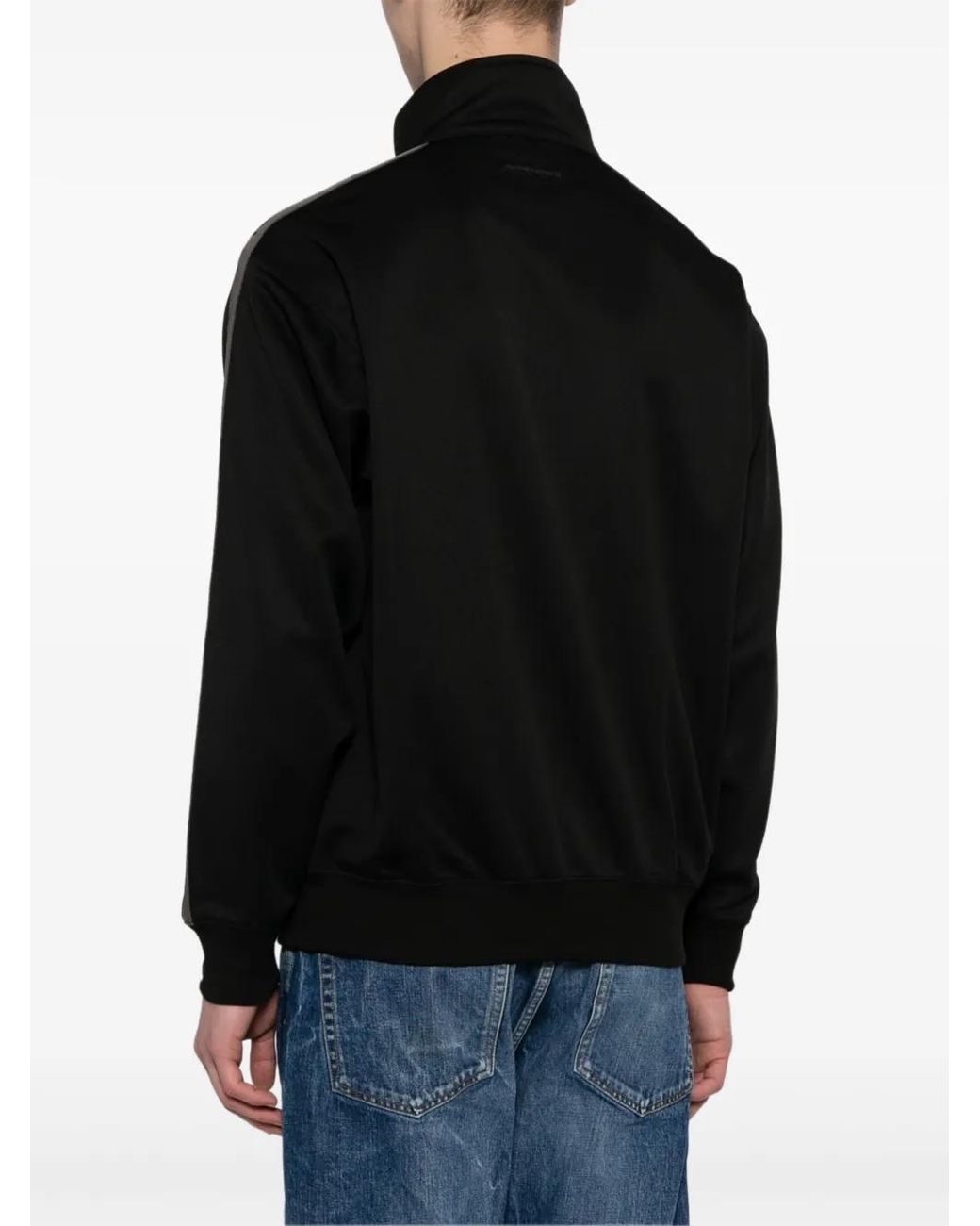 Aape By A Bathing Ape Black Logo-Embroidered Zip-Up Jacket for men