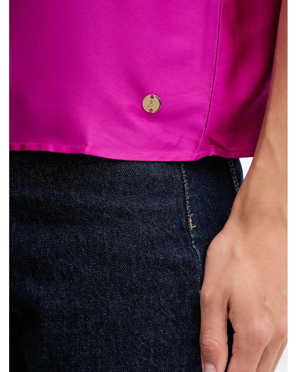 Joseph Ribkoff Pink V-Neck Top