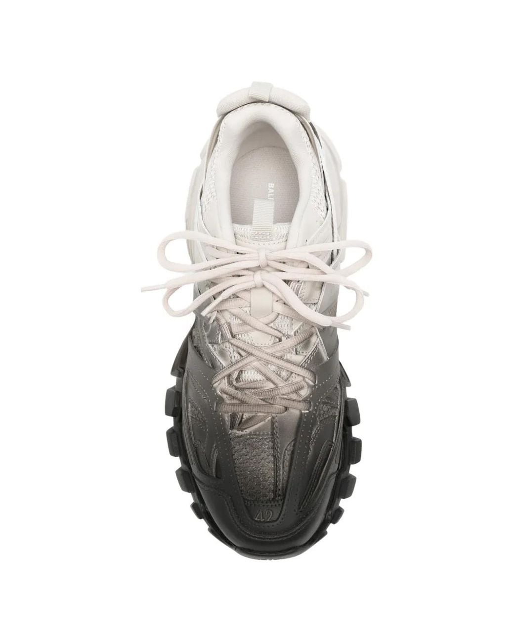 Balenciaga White Baskets Track À Effet Dégradé for men