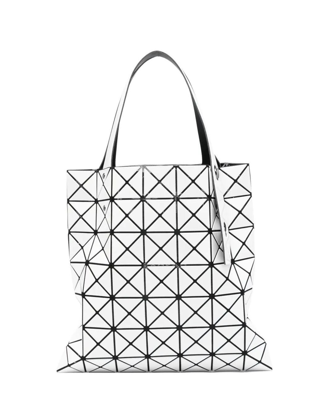 Issey Miyake White Prism Small Tote