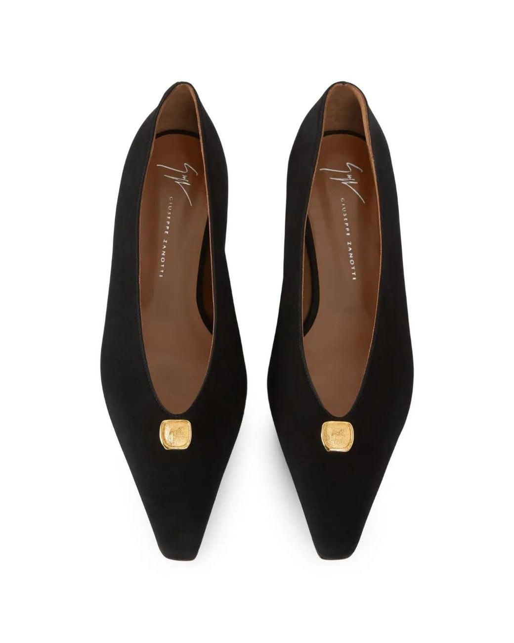 Giuseppe Zanotti Black Ballerines Seal