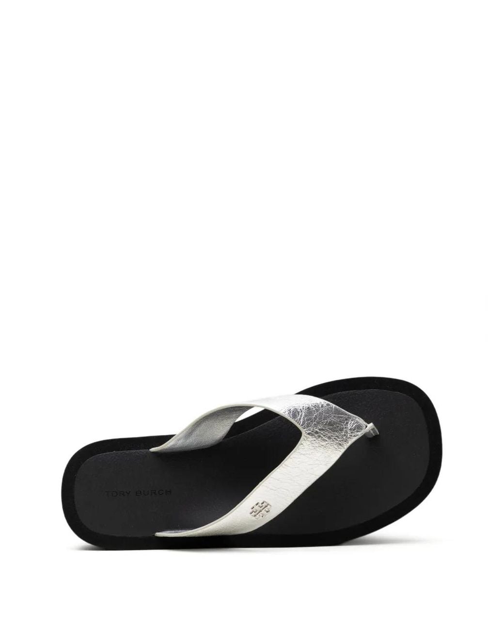 Tory Burch White Platform Sandals