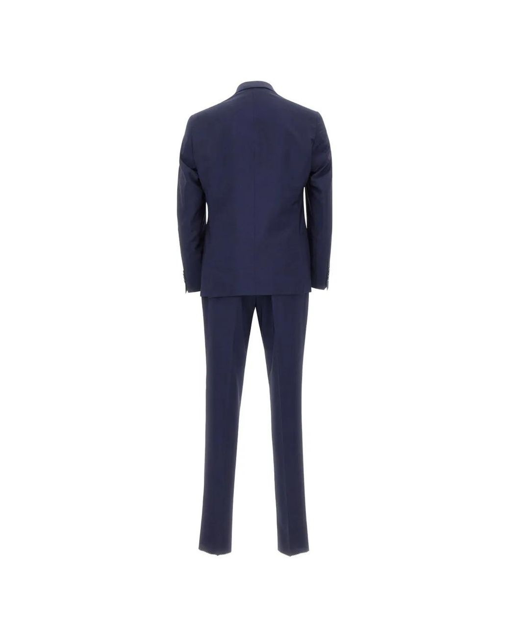 Corneliani Blue Single-Breasted Buttoned Suit for men