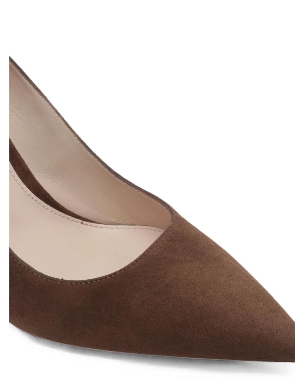 Stuart Weitzman Brown Escarpins Stuart Power 85 À Bout Pointu