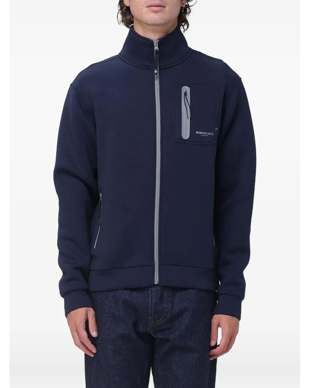 Murphy & Nye Pullover Mit Stehkragen in Blue für Herren