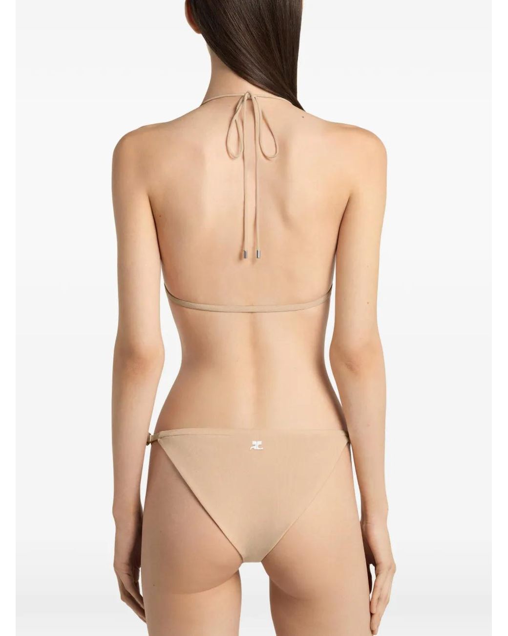 Courreges White Buckle Bikini